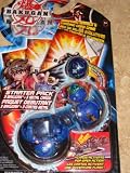 Fear Ripper, Laserman and Mystery Marble Blue Bakugan Battle Brawlers Starter Pack Series 1 with 3 Metal Gate Cards