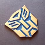 Small (2.5'') Autobots Transformer Car Emblem Color Blue