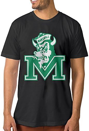 GBABY3 Men's Tshirt Marshall University Black Size 3X