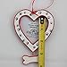 Kurt Adler Dog Heart Picture Frame - Bone Dangle and Paw Prints Ornament