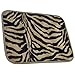 Tan and Black Stripes Zebra Print Car Floor Mat Gift Set