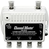 Channel Master CM3414 4-Port Distribution Amplifier for Cable and Antenna Signal