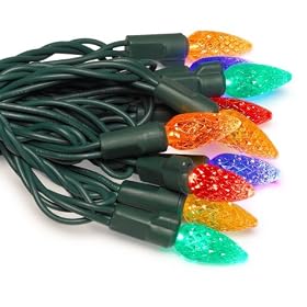 Good Tidings 23-Foot Indoor/Outdoor Holiday Light Set with 70 Multi-Colored LED Lights