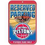 NBA Detroit Pistons 11-by-17 inch Locker Room Sign