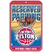 NBA Detroit Pistons 11-by-17 inch Locker Room Sign