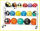 Champion Sports Deluxe Medicine Ball Storage Cart