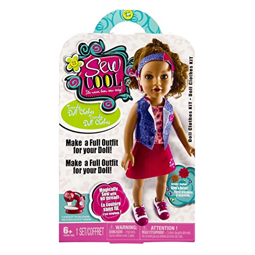 Sew Cool, Trendy Doll Clothes Fabric Kit (Colors and Styles Vary)