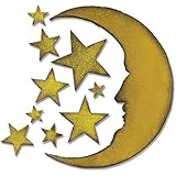 Sizzix Bigz Die by Tim Holtz, 5.5 by 6-Inch, Crescent Moon and Stars