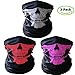Skull Mask Bandana Headwear Scary Dust-Proof Windproof Pack of 3 Styles