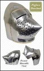 Pigface Bascinet - Medieval Armor Helmet