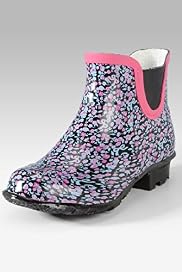 Ditsy Floral Ankle High Wellie Boots