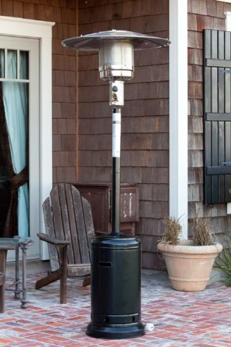 WT Living Black Powder Coated Standard Patio Heater