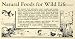 1932 Ad Terrell's Aquatic Nursery Plant Foods Animals - Original Print Ad