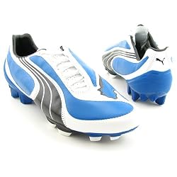 PUMA v3.08 TT Turf Soccer Shoes (Team Royal/White/Black)