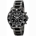 Invicta Men's 6412 Python Collection Chronograph Gun Metal Stainless Steel Watch