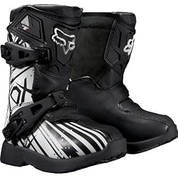 Fox Racing PeeWee Comp 5K Undertow Youth Boys MX Motorcycle Boots - Black