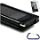 Premium Black Microsoft Zune HD 16 GB / 32 GB Faux Leather Case, Screen Protector, and Free Carabiner Key Chain