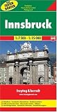Innsbruck, Austria Map (German Edition)