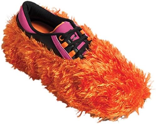 Brunswick Fun Shoe Covers- Fuzzy Orange