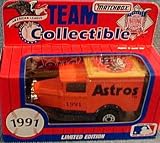 Houston Astros 1991 Matchbox MLB Diecast Ford Model A Truck White Rose Collectible Toy Car 1:64 Scale