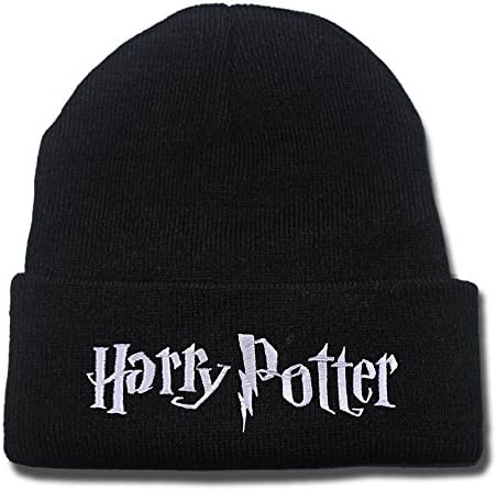 Harry Potter Logo Beanie Fashion Unisex Embroidery Beanies Skullies Knitted Hats Skull Caps