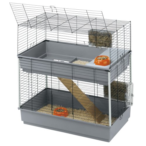 Ferplast 57046817 Nagerheim f&uuml;r Hamster, Komplettausstattung, Rabbit 100, ca.101.5 x 53 x  Preisvergleich