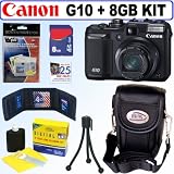 Canon Powershot G10 14.7MP Digital Camera + 8GB Accessory Kit