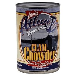 Atlantic New England Clam Chowder, 15-Ounce Tin (Pack of 12)