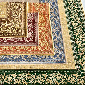 Scroll Pattern Outdoor Rug