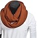 Z&s Unisex Soft Knit Winter Infinity Scarf (Multicolor Choose)