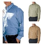 Bill Blass Premium - Men's Wrinkle-Free End-on-End Shirt with Pocket (6854) at Bill Blass