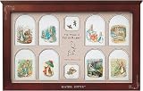 『ピーターラビット　フォトフレーム　ブラウン/１０窓』インテリアグッズの画像