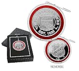 New York Rangers Silver Coin Ornament