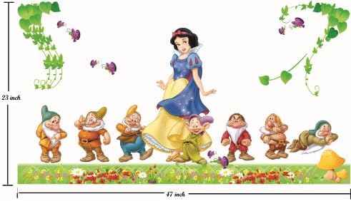 Snow White and the Seven Dwarfs Peel &amp; Stick Wall Decals