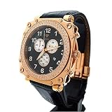 Aqua Master Rose Gold Diamond Watch by Aqua Master