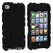 Black Totem Cool Wave Design Silicone Skin Case Cover Accessory for Apple Ipod Touch 4th Generation 4g 4 8gb 32gb 64gb By Electromaster