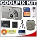 Nikon Coolpix S510 8.1 Megapixel Digital Camera with 3x Optical Zoom + Transcend 2GB SecureDigital (SD) Card + USB SecureDigital (SD) Card Reader + Spare EN-EL10 Battery for Nikon + Nikon Coolpix Case