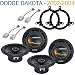 Dodge Dakota 2002-2004 Factory Speaker Replacement Harmony (2) R65 Package New RS.12799.00