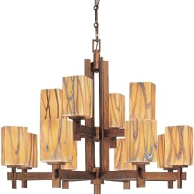 Minka Lavery Seco Oro 4259-208 Large 12-LT 720w (26"H x 37"W) Chandelier Lighting in Seco Oro Bronze