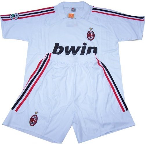 Ac Milan Jersey & shorts (White) Adult X-large
