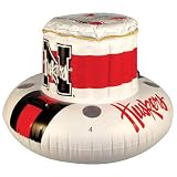 Nebraska Cornhuskers NCAA Inflatable 32 Quart Floating Cooler