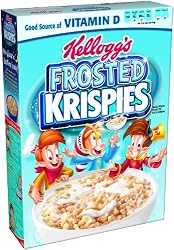 Rice Krispies Toasted Rice Cereal, Frosted, 12.5-Ounce Boxes (Pack of 4)