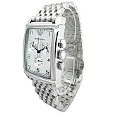 EMPORIO ARMANI エンポリオアルマーニ クラシック クロノグラフ メンズウォッチ シルバー AR0294