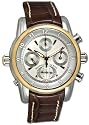 Maurice Lacroix Masterpiece Chrono Globe SS & 18k Rose Gold Mens Watch mp6398-ps101-830