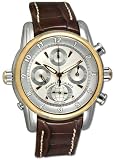 Maurice Lacroix Masterpiece Chrono Globe SS & 18k Rose Gold Mens Watch mp6398-ps101-830