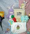 Deluxe Baby's First Easter Basket - Frame, Blanket, Plush, and MORE! - IVORY