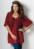 Denim 24/7 Plus Size Animal Print Tunic
