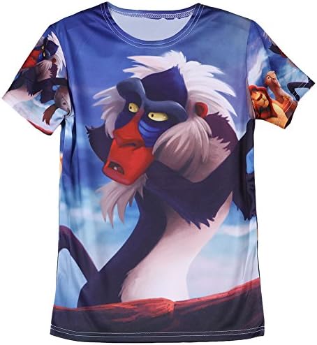 Rabiny Kids Tees Grumpy Cat Lion King Cartoon 3D T Shirt