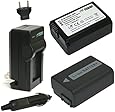 Wasabi Power Battery (2-Pack) and Charger for Sony NP-FW50