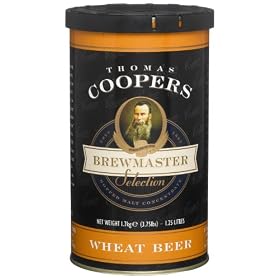 Thomas Coopers Brewmaster Selection Wheat Beer Hopped Malt Concentrate, 3.75-Pound Can
